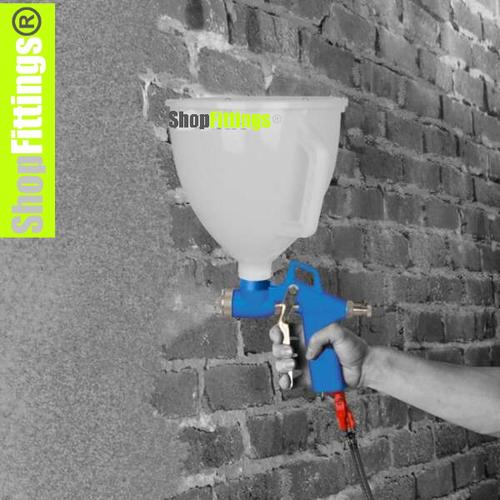 Jual Spray Gun Hopper Paint Texture Cement Alat Semprot Cat Tekstur