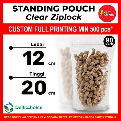 Standing Pouch Harga Ziplock Jual STANDING POUCH CLEAR ZIPLOCK