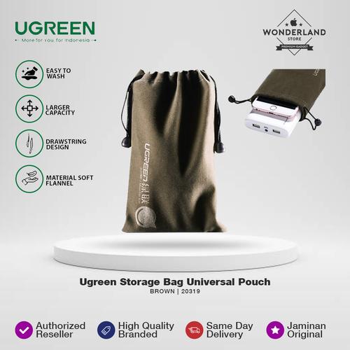 U Brands Dual Zip Canvas Tech Pouch, 7.8 x 5 Electronic Organizer Travel Case, Travel Cable Organizer Bag, Slate Gray