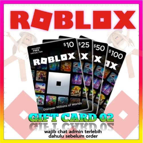 Jual robuxs roblox card 5 10 50 400 robuxs Jakarta Selatan