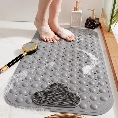 Jual Bathtub Non Slip PVC Safety Bathroom Mat Home Massage Bath Shower ...