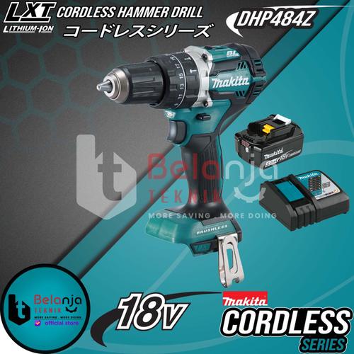 Jual Makita Cordless Hammer Drill DHP484Z Mesin Bor Baterai 18V