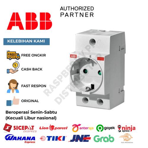 Jual ABB ABB STOP KONTAK / PC SOCKET DIN RAIL EQUAL SCHNEIDER A9A15310 ...