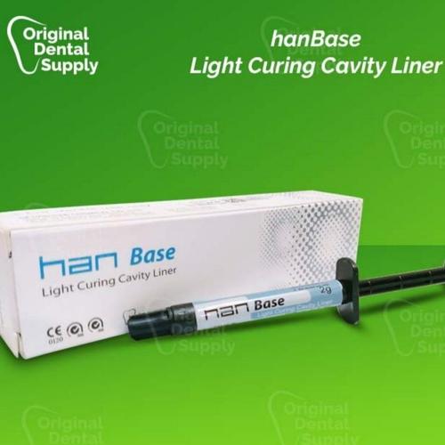 Jual Light cure cavity Liner kalsium hydroxide Hanbase / calcium
