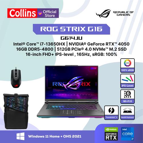 Promo ASUS ROG Strix G16 G614JU i7-13650HX RTX4050 16G 512G 16