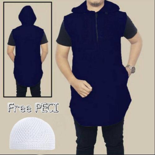 Promo Jaket Rompi Shalat Premium/Sweater Hoodie Rompi solat Pria