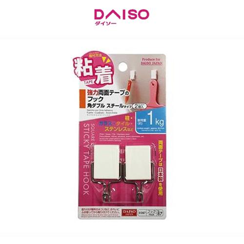 Jual Daiso Sticky Tape Hook Square Double Steel Type - Jakarta Selatan ...
