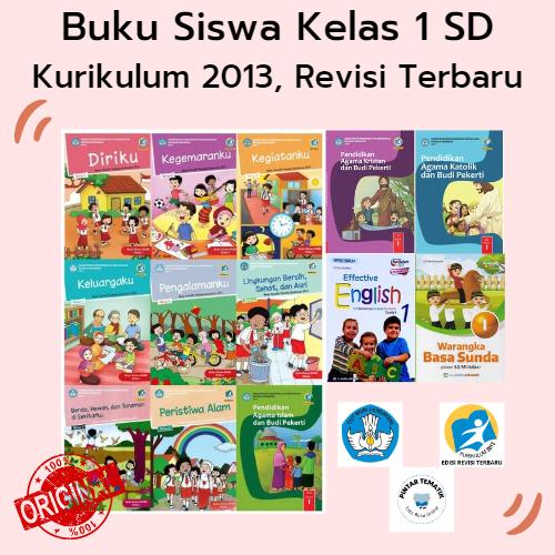 Jual Buku Tematik Dikbud Siswa kelas 1 SD Tema 1 2 3 4 5 6 7 8 & PAI ...