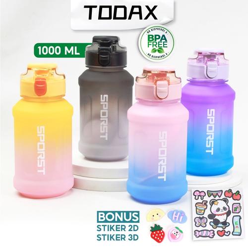 Jual Botol Air Minum Gradasi Sports 1000ML Free Stiker 2D+3D BPA FREE ...