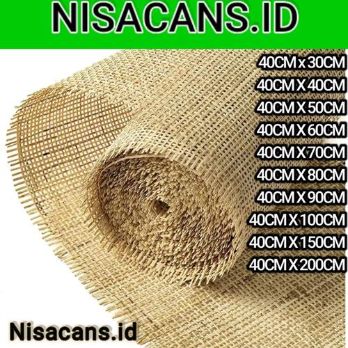 80cm Breed Rotan Rol - Natuurlijke Cane Webbing 32 Inch x 900cm