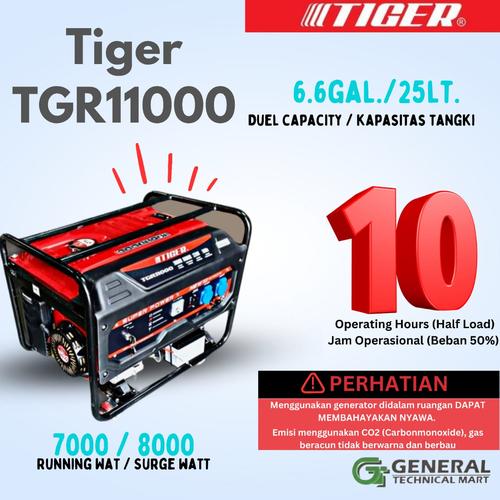 Mesin Genset Power Generator Gasoline 10KVA TIGER TGR11000 TGR 11000 main image 0