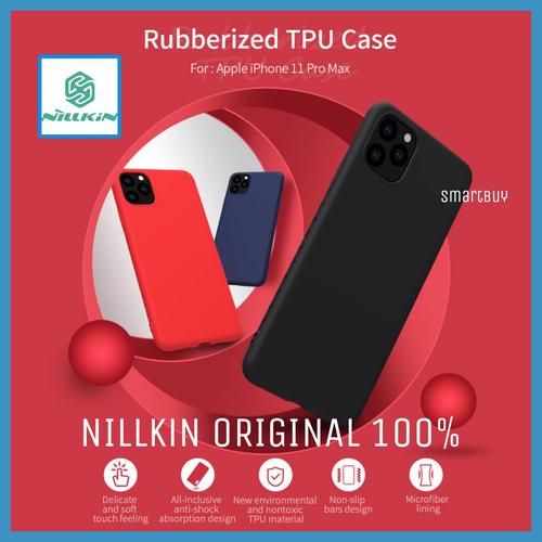 Jual IPHONE 11 PROMAX/11 PRO/11 SOFT CASE SILIKON NILLKIN RUBBER
