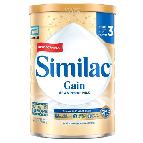 Abbott Similac Gain Growing Up Milk Formula Stage 3, Spore di  Toko New Victory Tokopedia