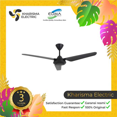 Jual MT Edma Best 3 kipas baling plafon dengan wall control Hitam