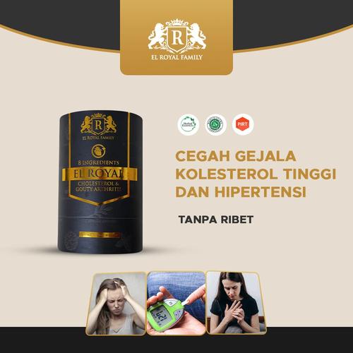 Jual EL ROYAL CHOLESTEROL & GOUTY ARTHRITIS KOLESTROL & ASAM URAT