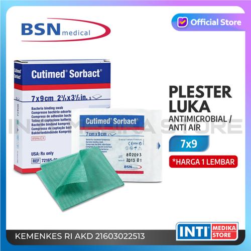 Jual BSN Plester Luka CUTIMED SORBACT Antimicrobial Dressing Anti Air