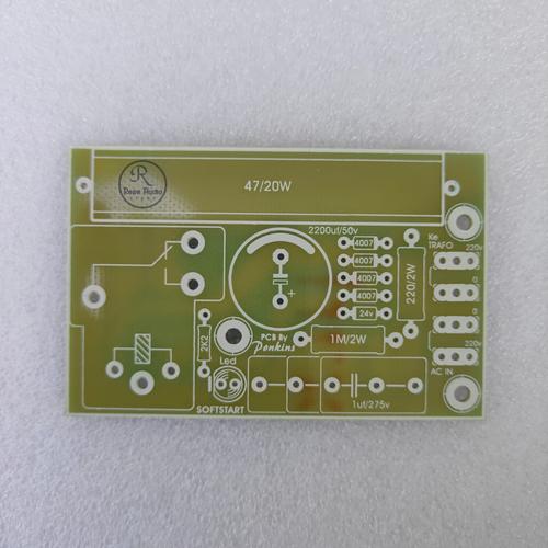 Jual PCB Softstart / Softstar / Soft start Bahan Fiber FR4 Fiberglass