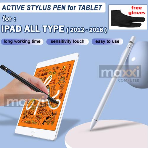 iPad Gen Mini Air Pro Inch Pencil Stylus S Pen  Hitam, IPAD PRO di Maxxi Computer Tokopedia