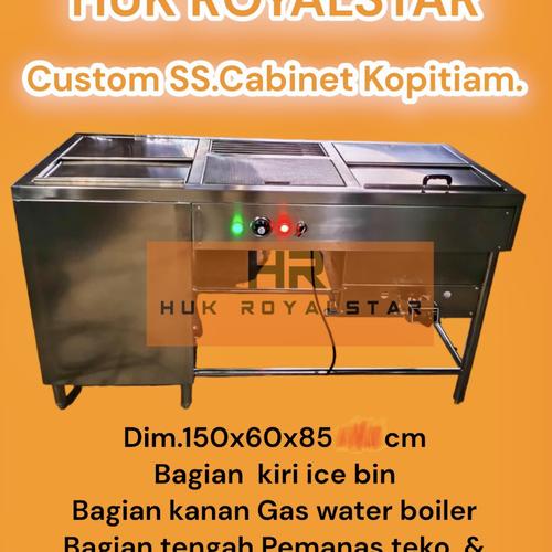 Jual Custom Kopitiam/ Kopi Tiam Dim.150x60x85cm Kota Bekasi