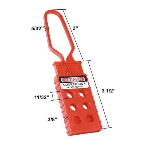 Jual Lockout Tagout Hasp with 6 Padlock Holes - Jakarta Selatan ...