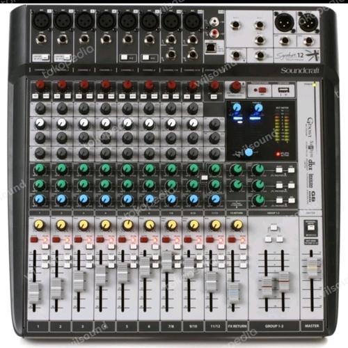 Jual MIXER AUDIO SOUNDCRAFT SIGNATURE 12MTK 12 MTK MULTI TRACK 