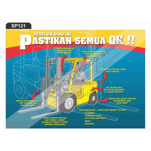 Jual Sp121 Poster K3 Safety A2 Blok Forklift Kota Cimahi Safety Jual Sp121 Poster K3 Safety A2 Blok Forklift Kota Cimahi Safety