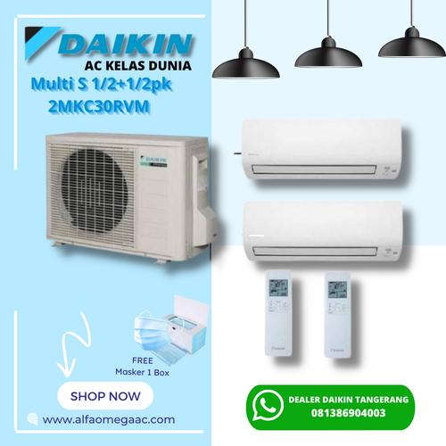 Jual AC Daikin Multi S 1/2+1/2pk 2MKC30RVM(15+15) #Acmurah #Tangerang ...