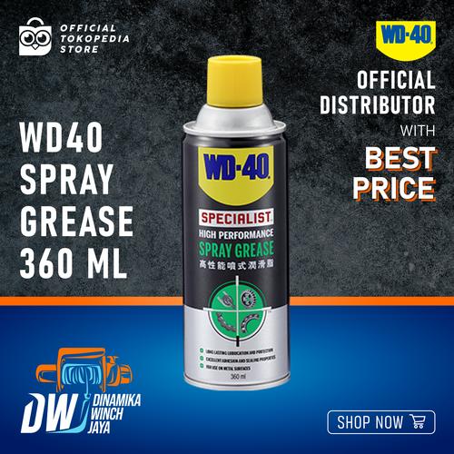 Jual wd40 specialist spray grease/ wd 40 spray grease 360ml/360 ml