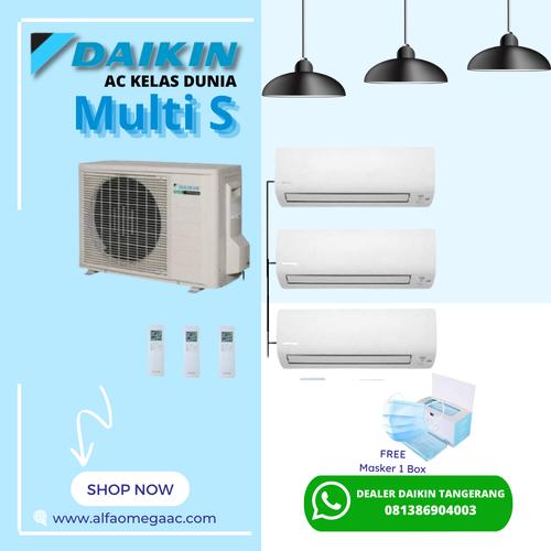 Jual AC Daikin Multi S 1/2+1/2+1/2pk MKC50 (15+15+15) #Acmurah # ...