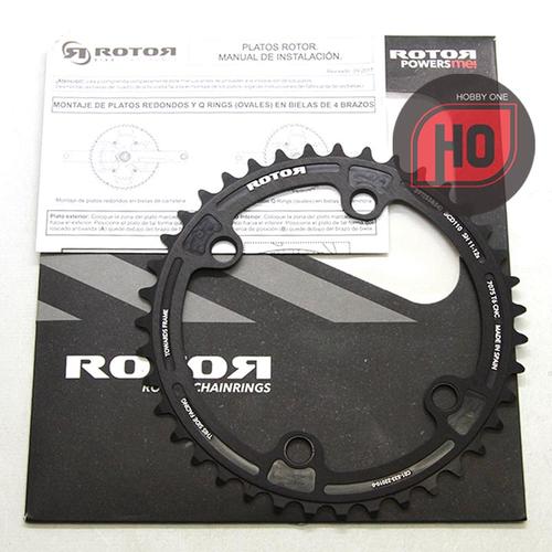 パーツ ROTOR ROUND CHAINRINGS 39T BCD110mm ROTOR round rings 2X BCD110x4 SRAM® AXS compatible
