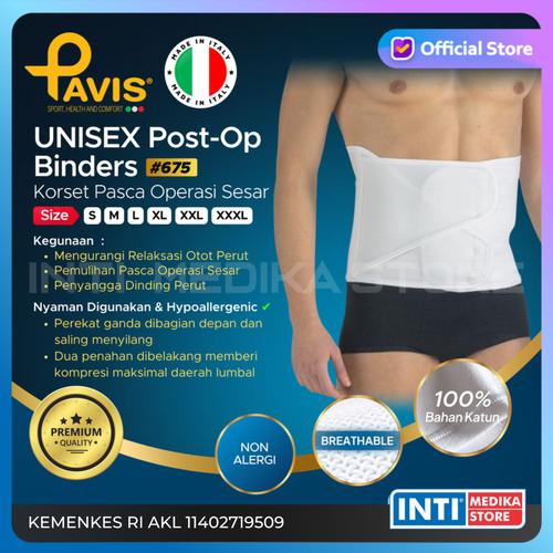 Promo PAVIS UNISEX PostOp Binders 0675 Korset Pasca Operasi Sesar