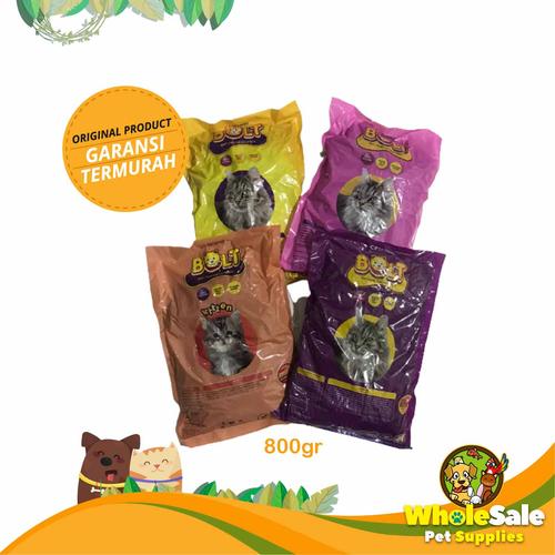 Jual Makanan Kucing Bolt Repack 1kg stock baru MB SALMON 500GR