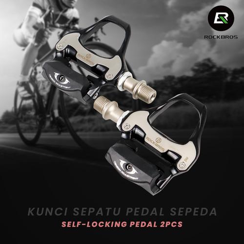 Jual Rockbros Pedal Sepeda Road Bike Cleat Ringan Kuat Original LP