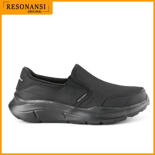 SEPATU PRIA TERBARU SKECHERS ORIGINAL SLIP ON EQUALIZER HITAM (3) di  Resonansi Shop Tokopedia