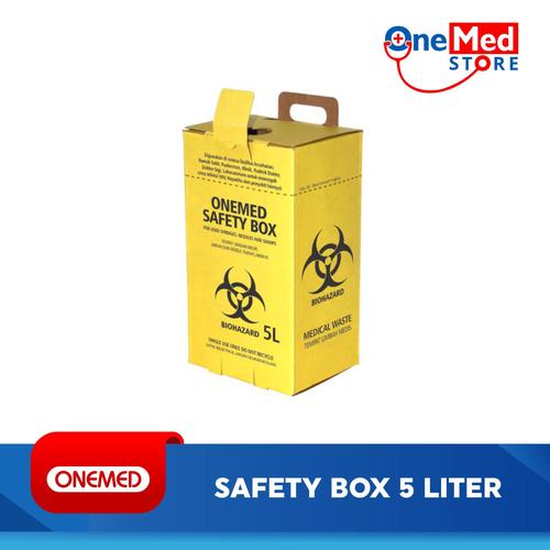 Jual OneMed Safety Box Kuning 5L Kota Surabaya Onemed Rungkut Tokopedia
