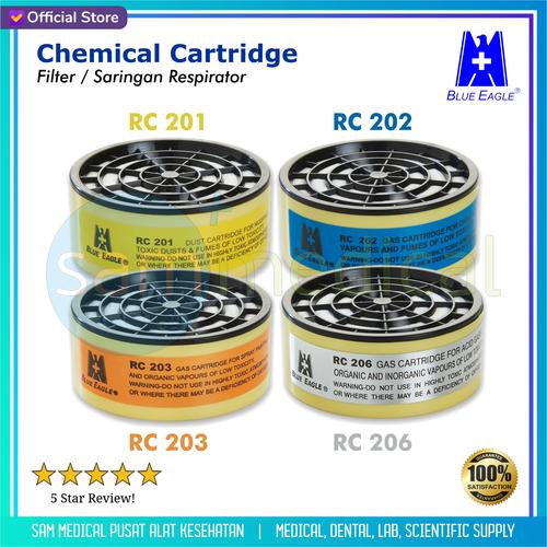 Jual Blue Eagle Chemical Cartridge / Filter Respirator RC 206 Kota