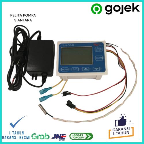 Jual Digital Flow Meter Control+Water Sensor Stainless Steel 3/4 inch ...
