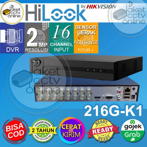 Jual DVR HiLook 216G 16CH 16 CHANNEL 2MP 216GK1 216GK1S 216GF1 DVR