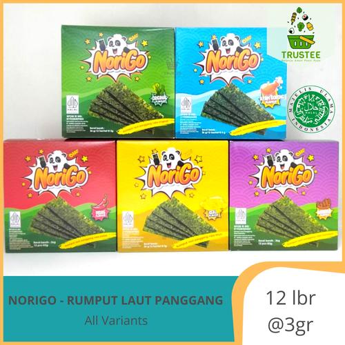Promo NORIGO Nori Sachet / Seaweed Snack / Camilan Rumput Laut Sachet