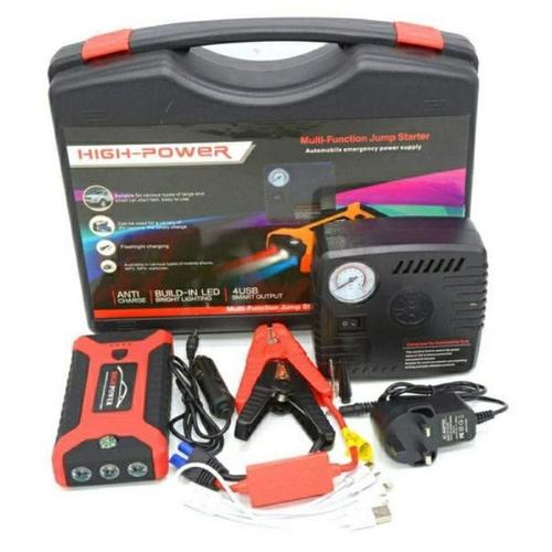 Jual jumper Aki Power Bank Mobil Powerbank Jump Starter Car Accu Portable 10000Mah Kab