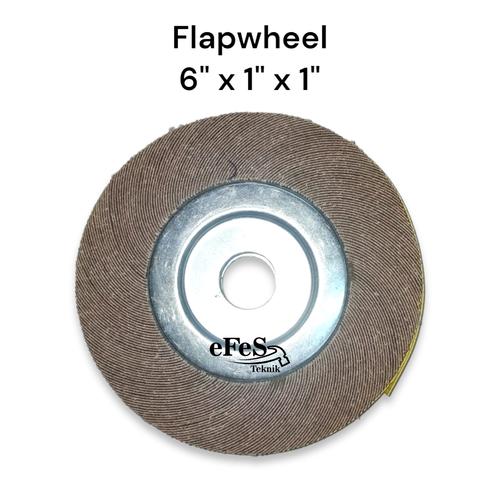 Jual FLAP WHEEL 6 inch / AMPLAS RODA 6 inch / POLISHING WHEEL 6 inch