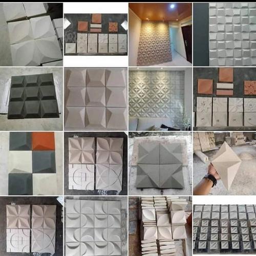 Jual Roster tempel/ ornamen hiasan dinding beton - motif 1 - Jakarta ...