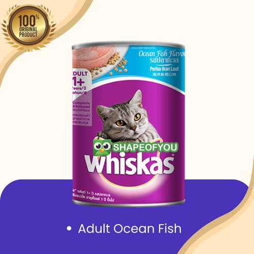Promo Whiskas Kaleng 400gr Makanan Kucing Basah Wiskas Wet Food Can Junior Adult OceanFish