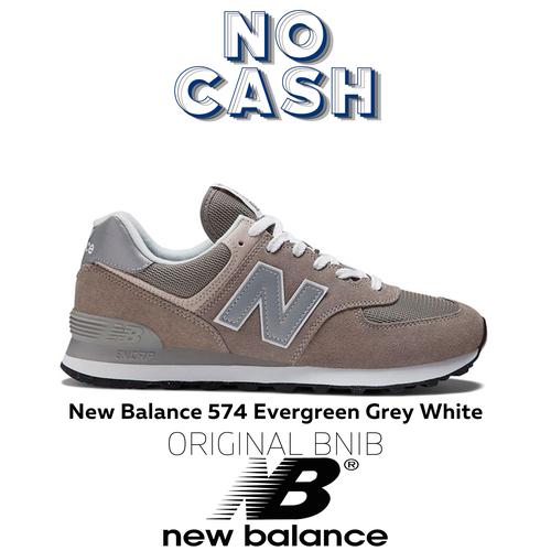 Jual Sepatu New Balance 574 Evergreen Grey White 39 Kota