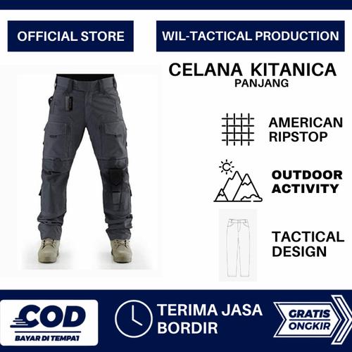 Jual CELANA TACTICAL KITANICA CELANA PDL PANJANG - Army, 28 - Kab ...