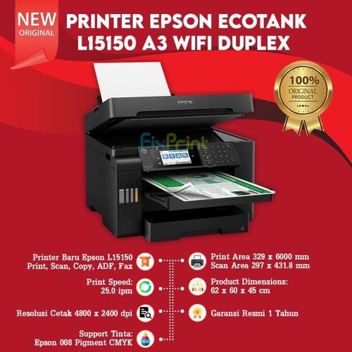 Jual Printer EPSON L15150 L 15150 Print A3+ Scan Copy A3 Wifi Auto