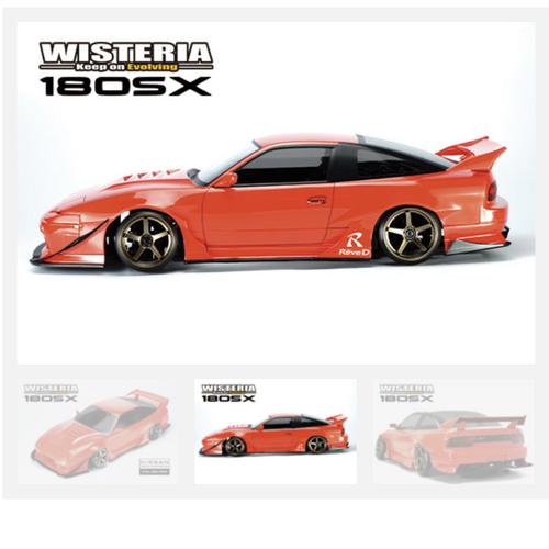 アディクション X ReveD「WISTERIA 180SX」1/10 NISSAN 180SX WISTERIA 1-10 Body Set [Reve D] DB-180SXW