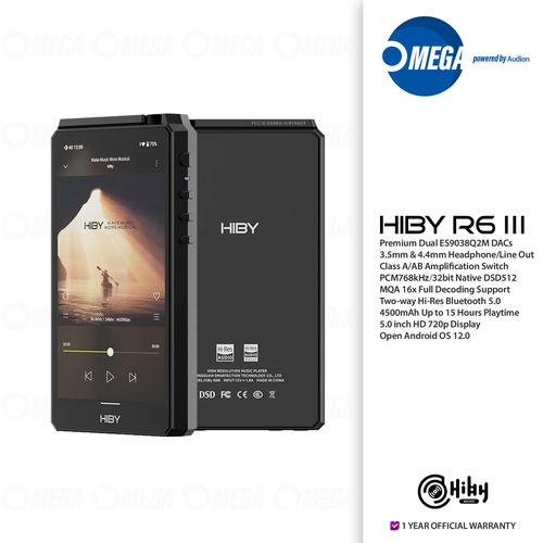 Jual HIBY R6 III/Gen 3 Dual ES9038Q2M Class A/AB Amplifier MQA Android ...