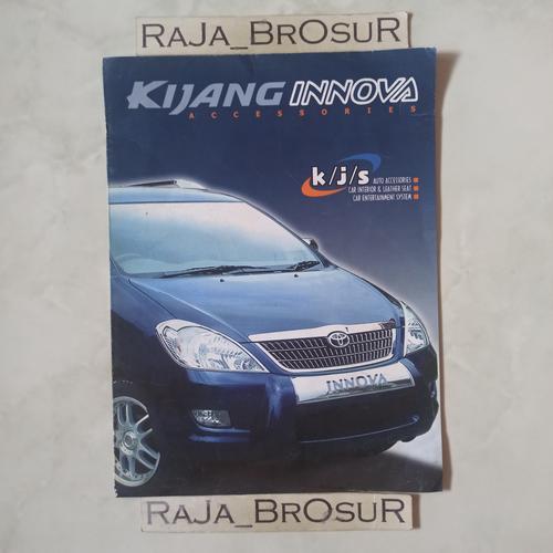 Jual Poster brosur katalog leaflet Toyota Kijang Innova Accessories