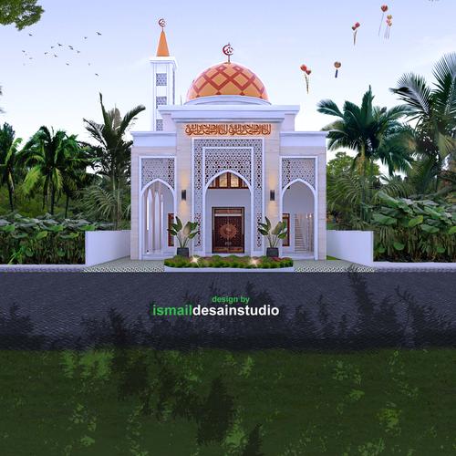 Jual GAMBAR KERJA DESAIN MASJID ukuran 14x20meter | MASJID 2 LANTAI